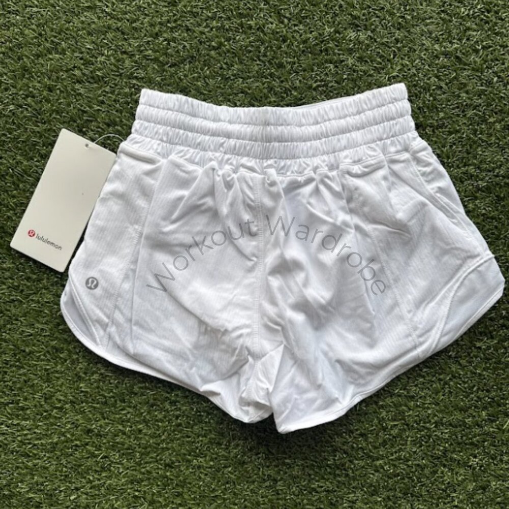 Hotty Hot High-Rise Lined Short 2.5" - White - Picture 2 of 5